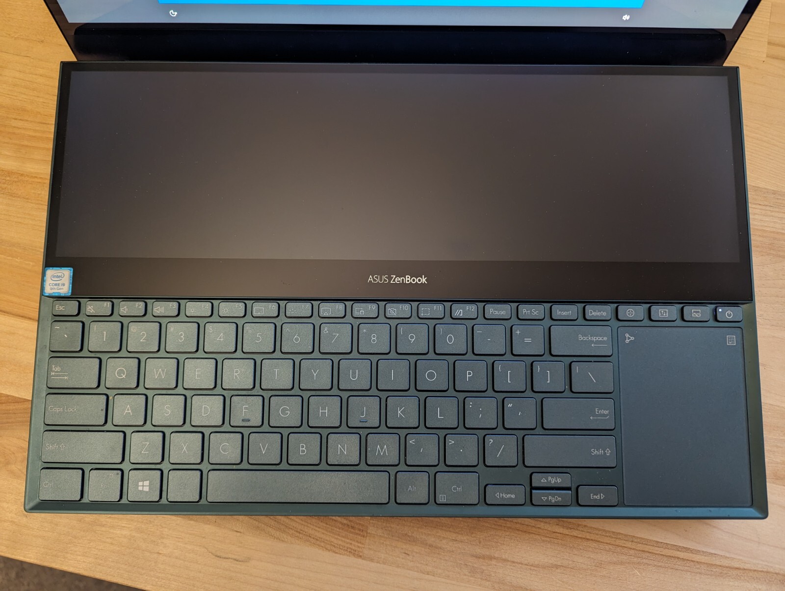 ASUS ZenBook Pro Duo 15.6″ OLED 4K Dual Touchscreen i9 32gb Ram 1TB SSD Blue