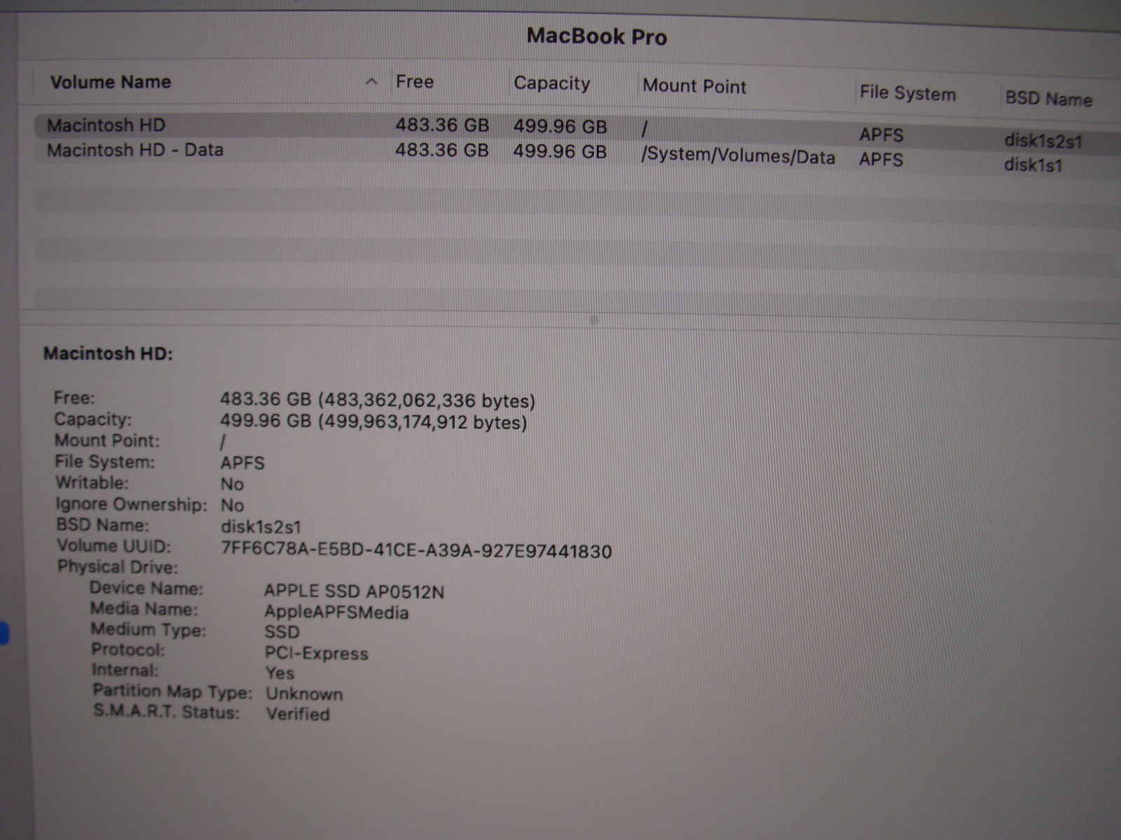 Apple MacBook Pro 13″ (2020) A2251/BTO i7-1068NG7 2.3GHz 16GB 512GB OS Sonoma