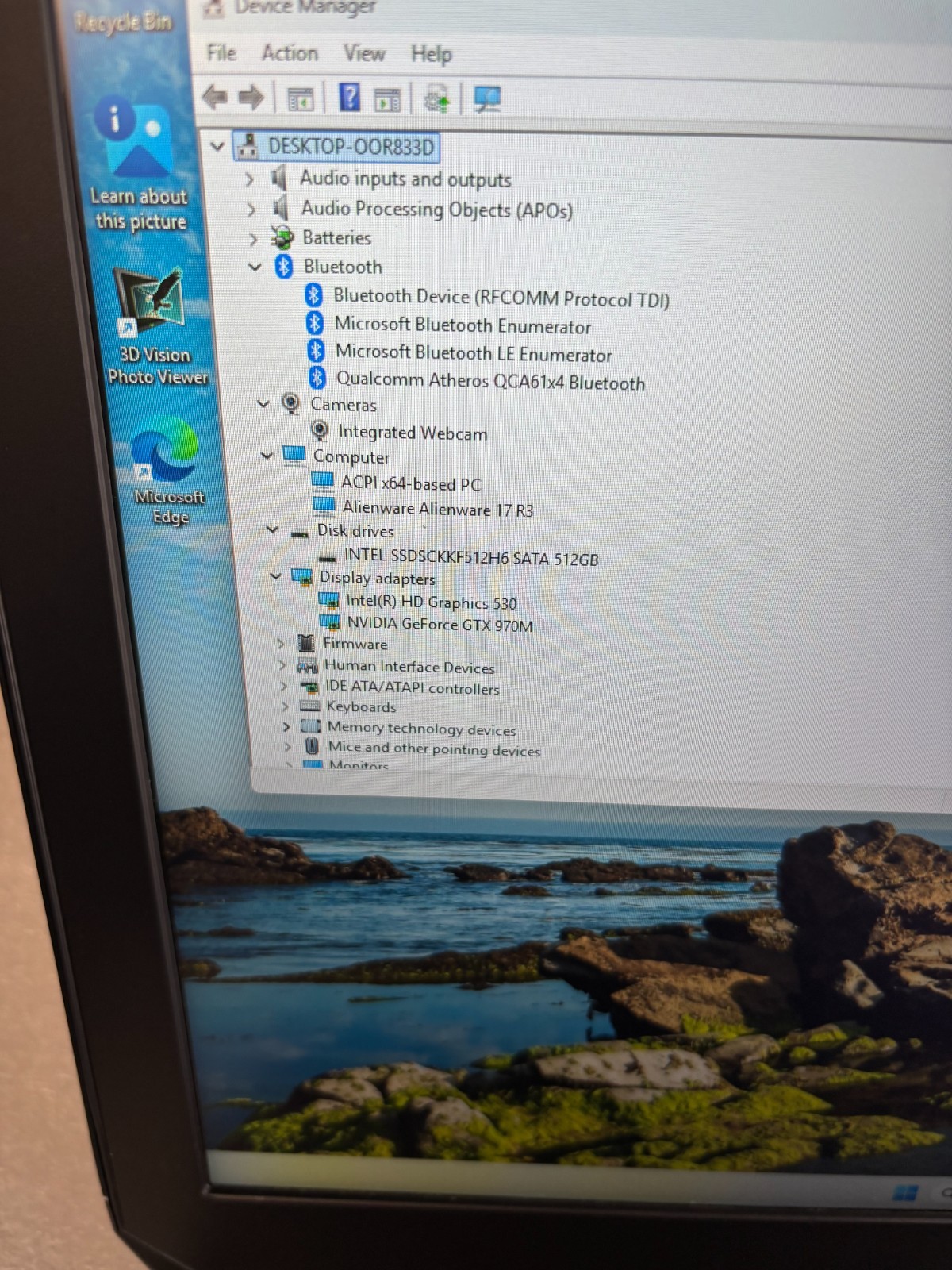 ALIENWARE 17 R3 GAMING i7-6700HQ 2.6GHZ RAM 8GB SSD 512GB NVIDIA GTX 970M