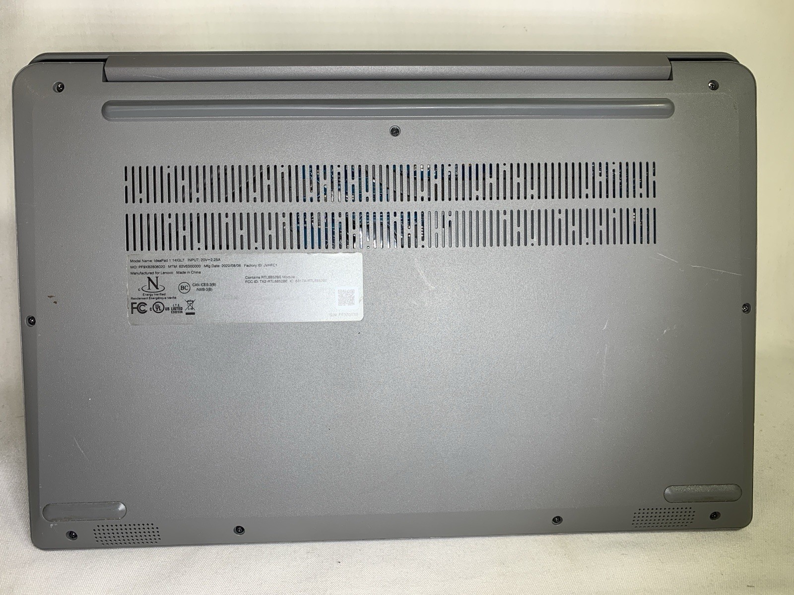 FOR PARTS – Lenovo IdeaPad 1 14IGL7 Laptop