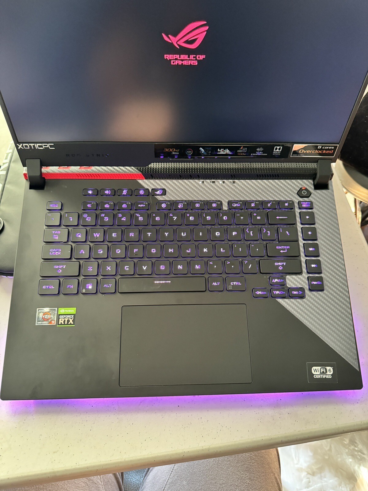ASUS ROG STRIX G15 G513QR – Ryzen 9 5900hx, 1TB SSD Samsung Gaming Laptop