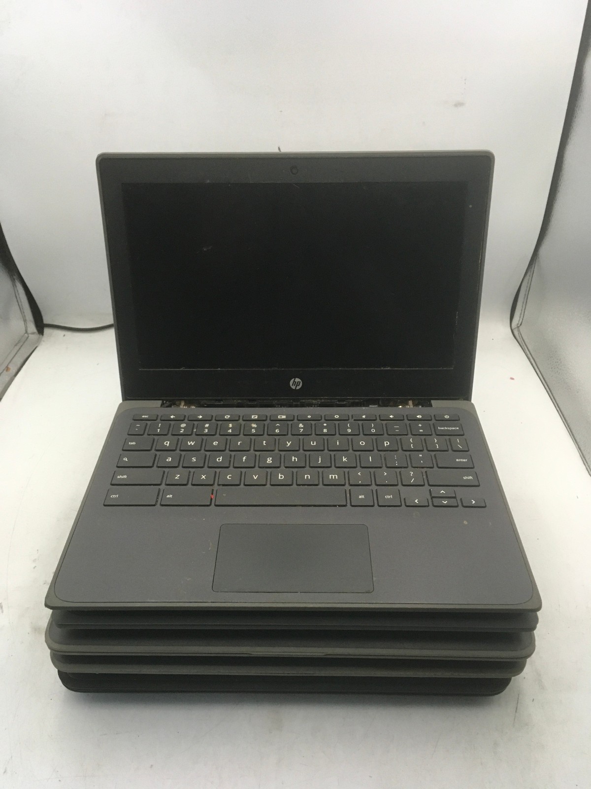 HP CHROMEBOOK 11’s – VARIOUS MODELS -LOT OF 5- FOR PARTS -VARIOUS CONDITIONS- BB