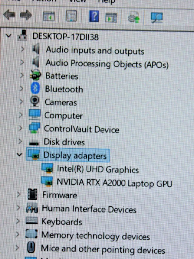 DELL PRECISION 7560 i7-11850H @ 2.50 GHz 8 GB RAM SSD 512 GB NVIDIA RTX A2000 WI
