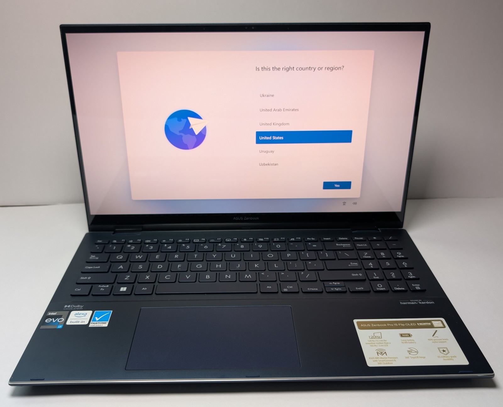 Asus Zenbook Flip Q539ZD i7‑12700H/16GB-1TB SS/ Arc A370M 14″ Touch Win11. ~259~