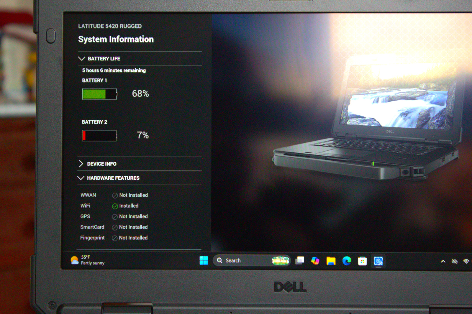 Dell Latitude 5420 Rugged i7-8650U AMD RX540 512GB 16GB Touch Good Condition