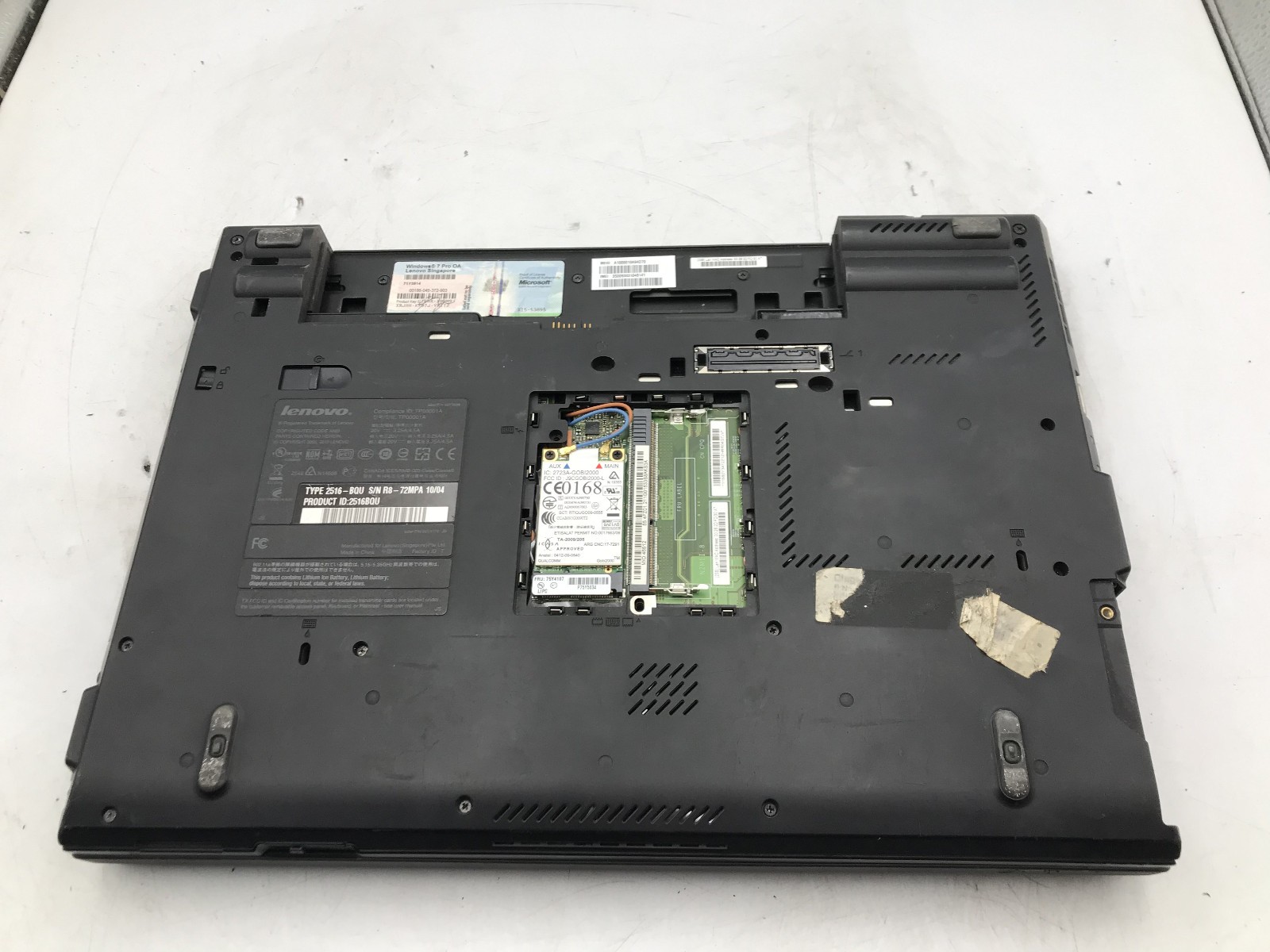 LENOVO THINKPAD T410i – FOR PARTS/REPAIR – INTEL I3 330M – NO RAM -READ DESC- BB