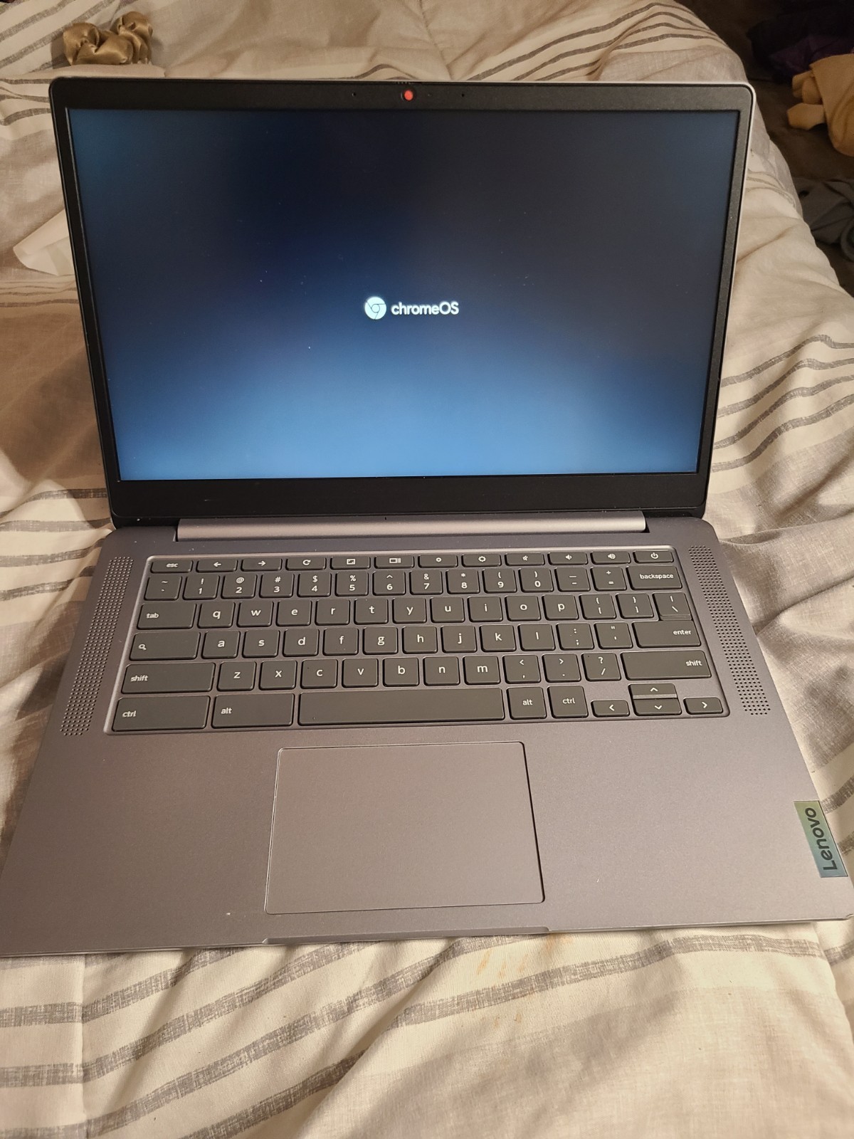 Lenovo Chromebook 14″ Intel Celeron Laptop Chrome OS Gray, Wi‑Fi Webcam