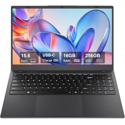 15.6 Inch Laptop Computer – 16GB RAM 256GB SSD with Pentium 6500Y Processor Up