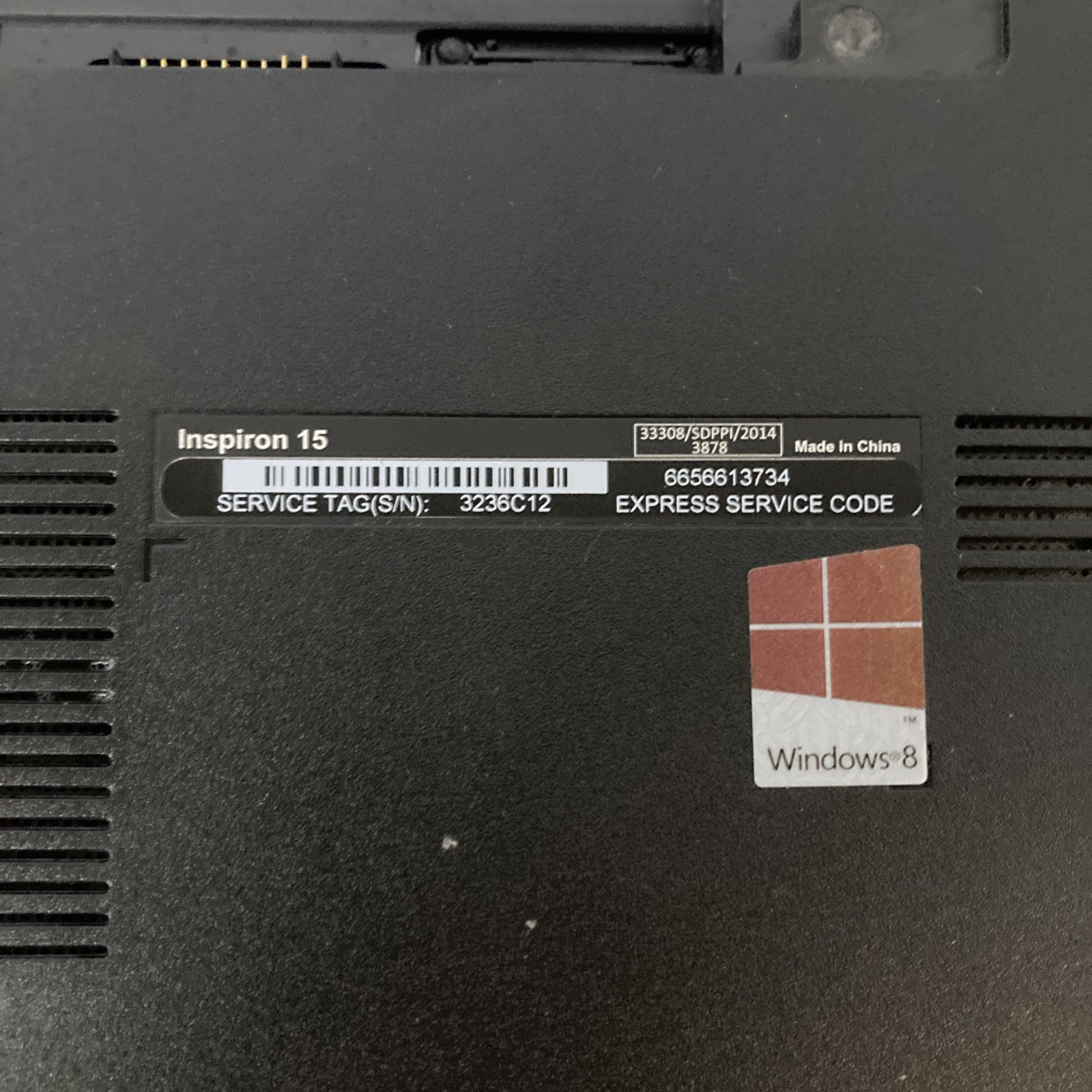 Dell Inspiron 3541 15 AMD A6-6310 1.80GHz 4GB Ram NO HDD Boot to BIOS