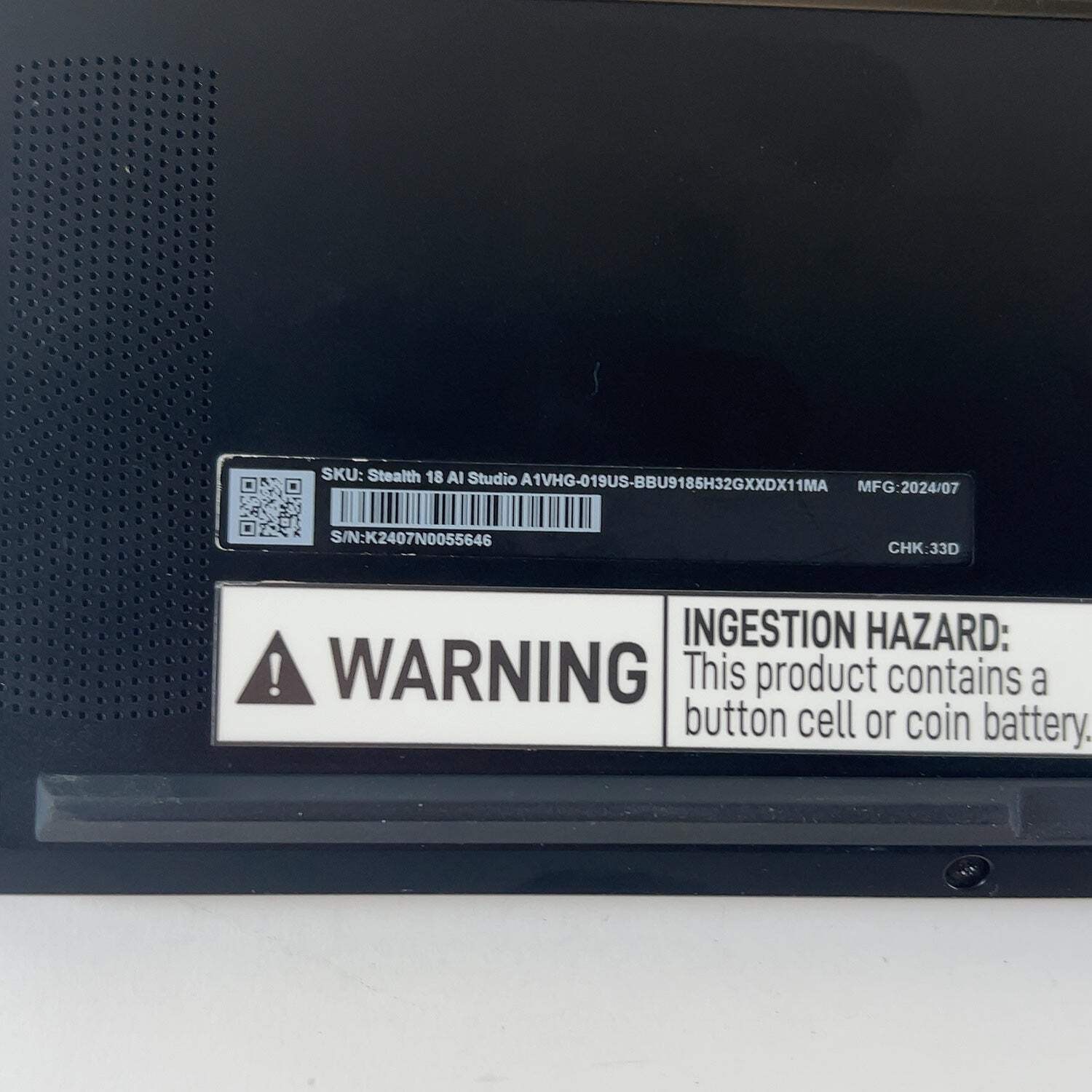 MSI Stealth 18 AI Studio A1VHG 18″ Core Ultra 9 185H 64GB RAM 2TB SSD RTX 4080