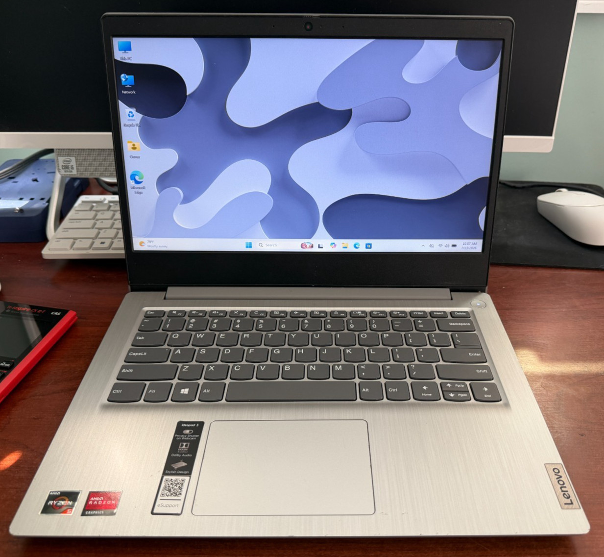 Lenovo IdeaPad 3 14″ FHD Ryzen 5 3500U 8GB RAM 128GB SSD + 1TB HDD Win11 Home