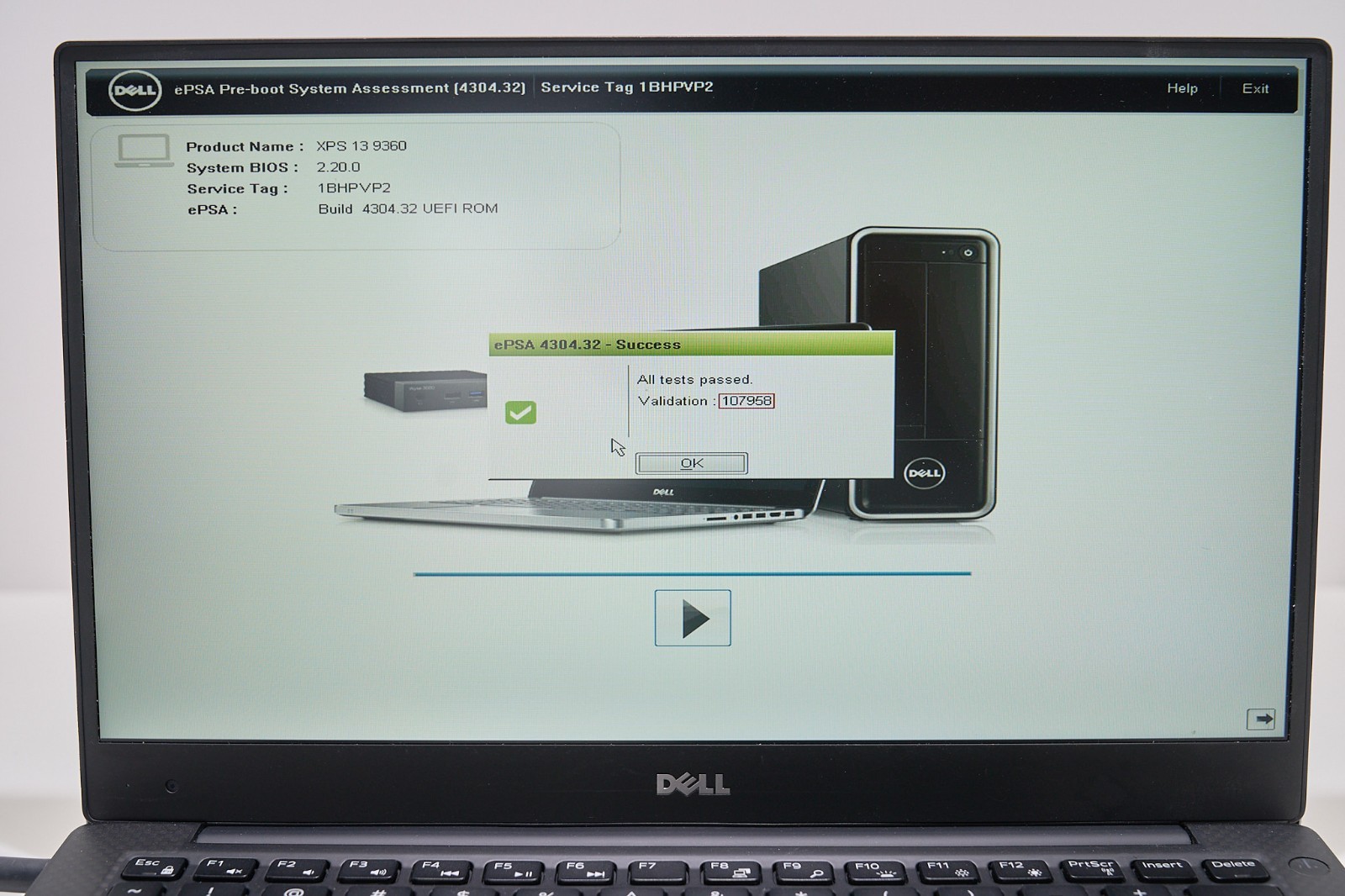 Dell XPS 13 9360 i7-8550U 8GB 256GB SSD 13