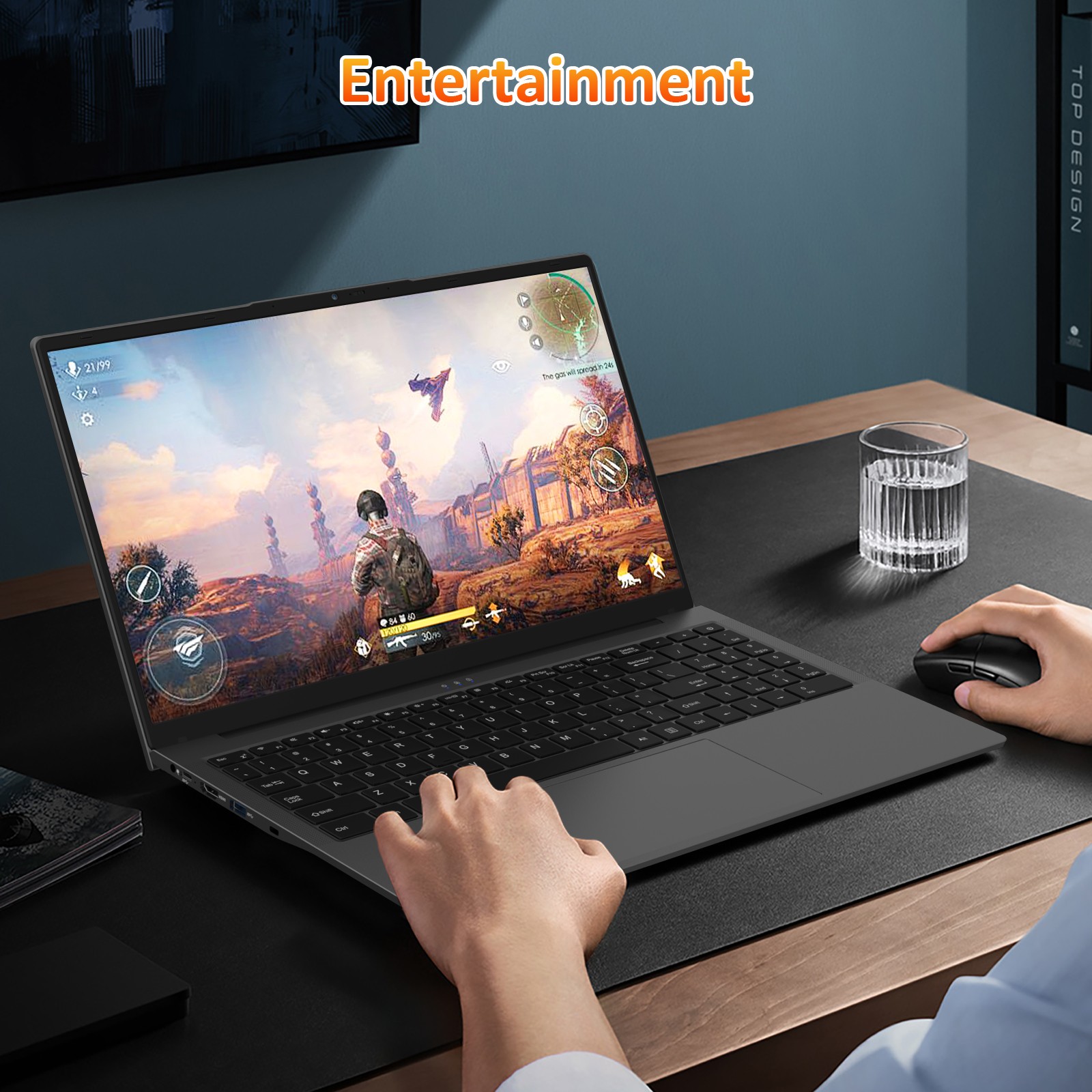 15.6″ 1920*1080 Laptop R7 5825U 16GB DDR4 1TB SSD Win 11 Pro Notebook Computer