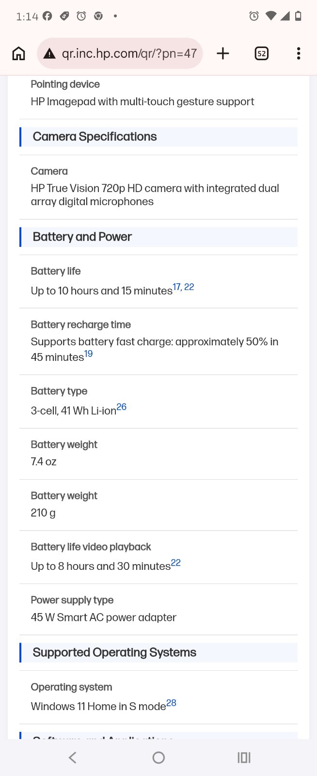 HP Laptop 14-dq0070nr