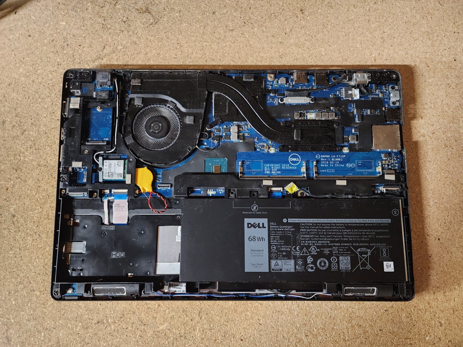 Dell Precision 3530 i5-8400H 2.5GHz No RAM/HDD/OS Quadro P600 GPU #2