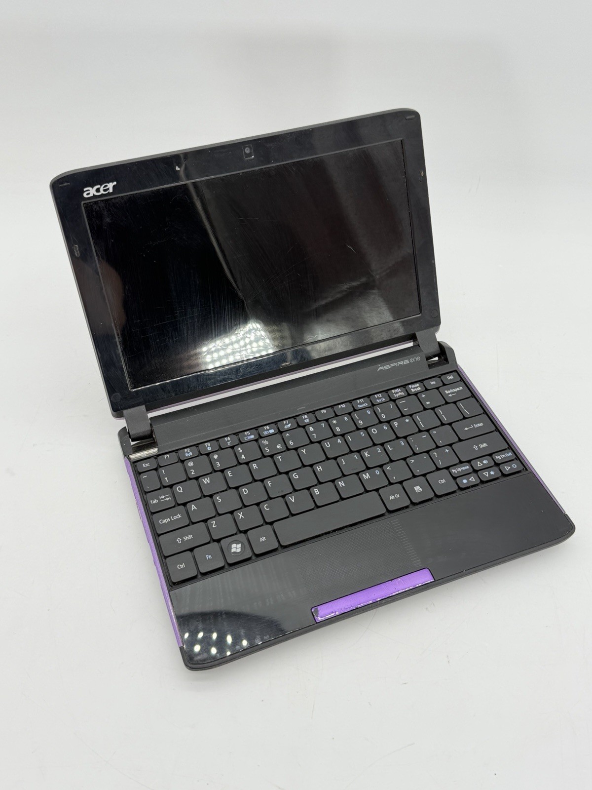Acer Aspire One NAV50 Laptop Intel Atom Computer Purple For Parts (Read Desc)