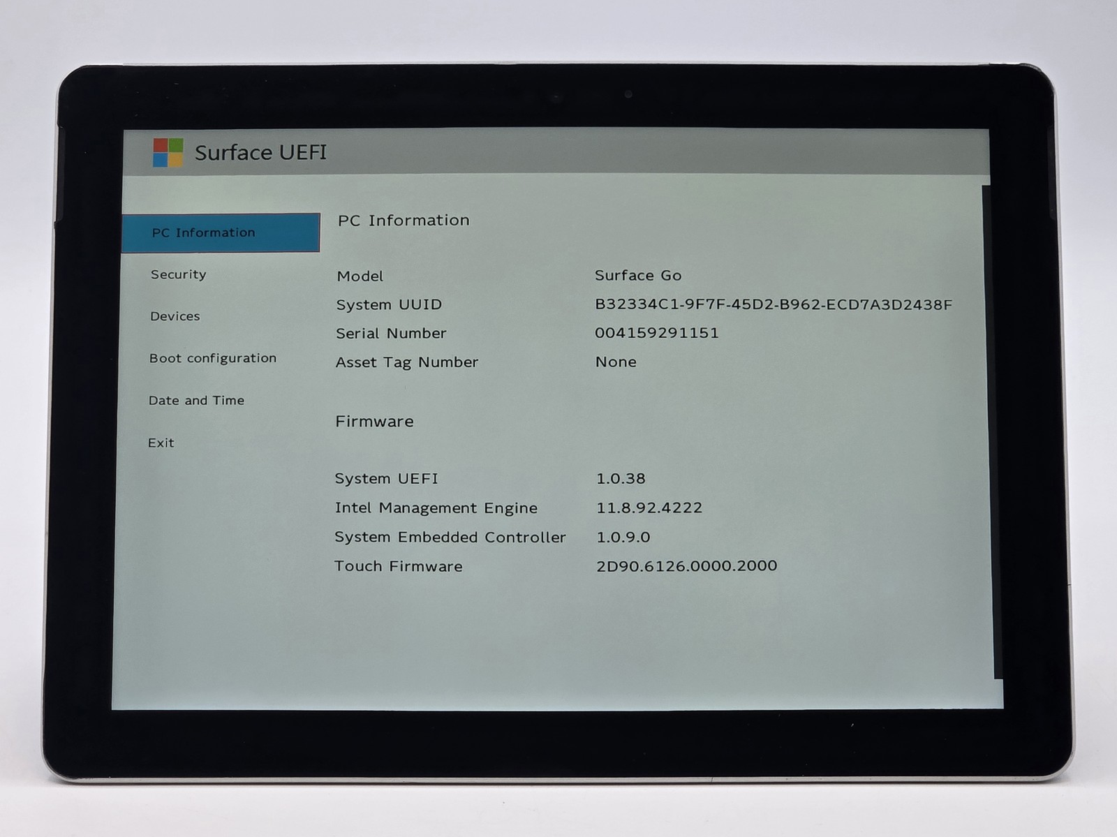 MS Surface Go 2-in-1 10″ 1800 x 1200 Touch PENTIUM 4415Y 64GB 4GB W10P *READ*