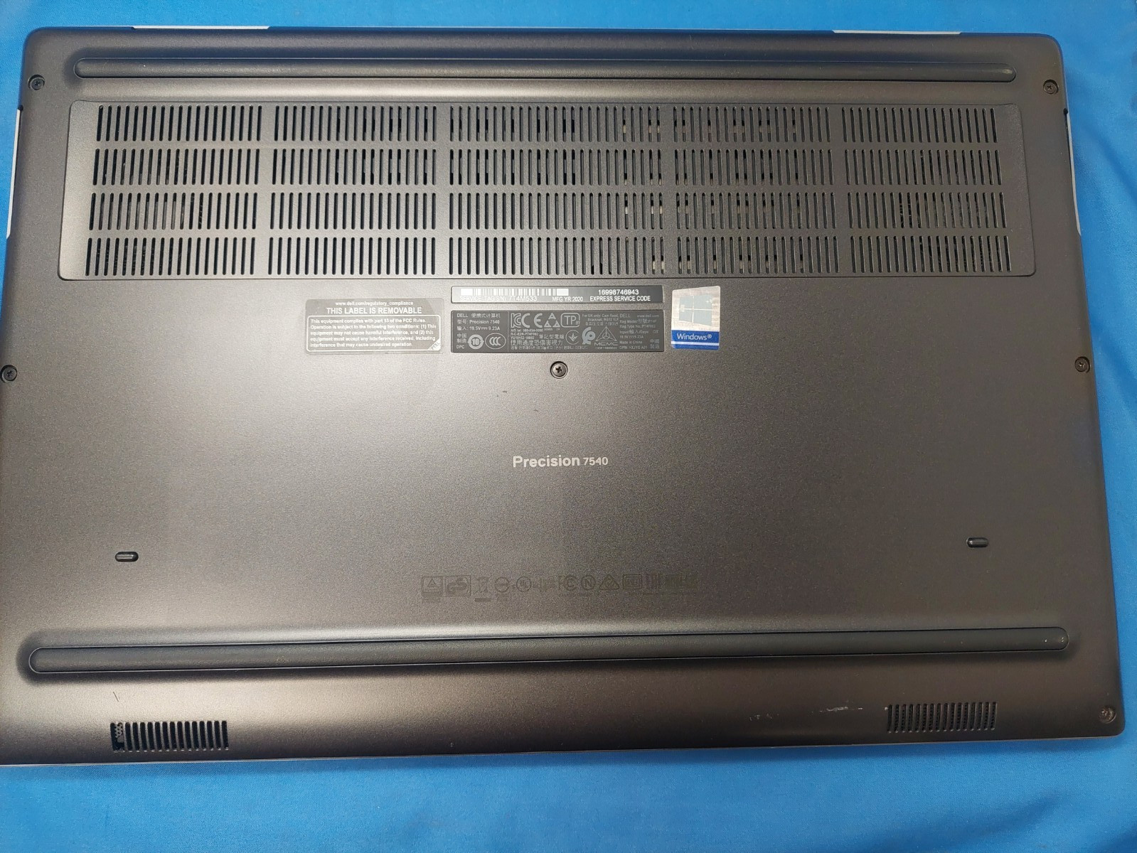 DELL PRECISION 7540 LAPTOP