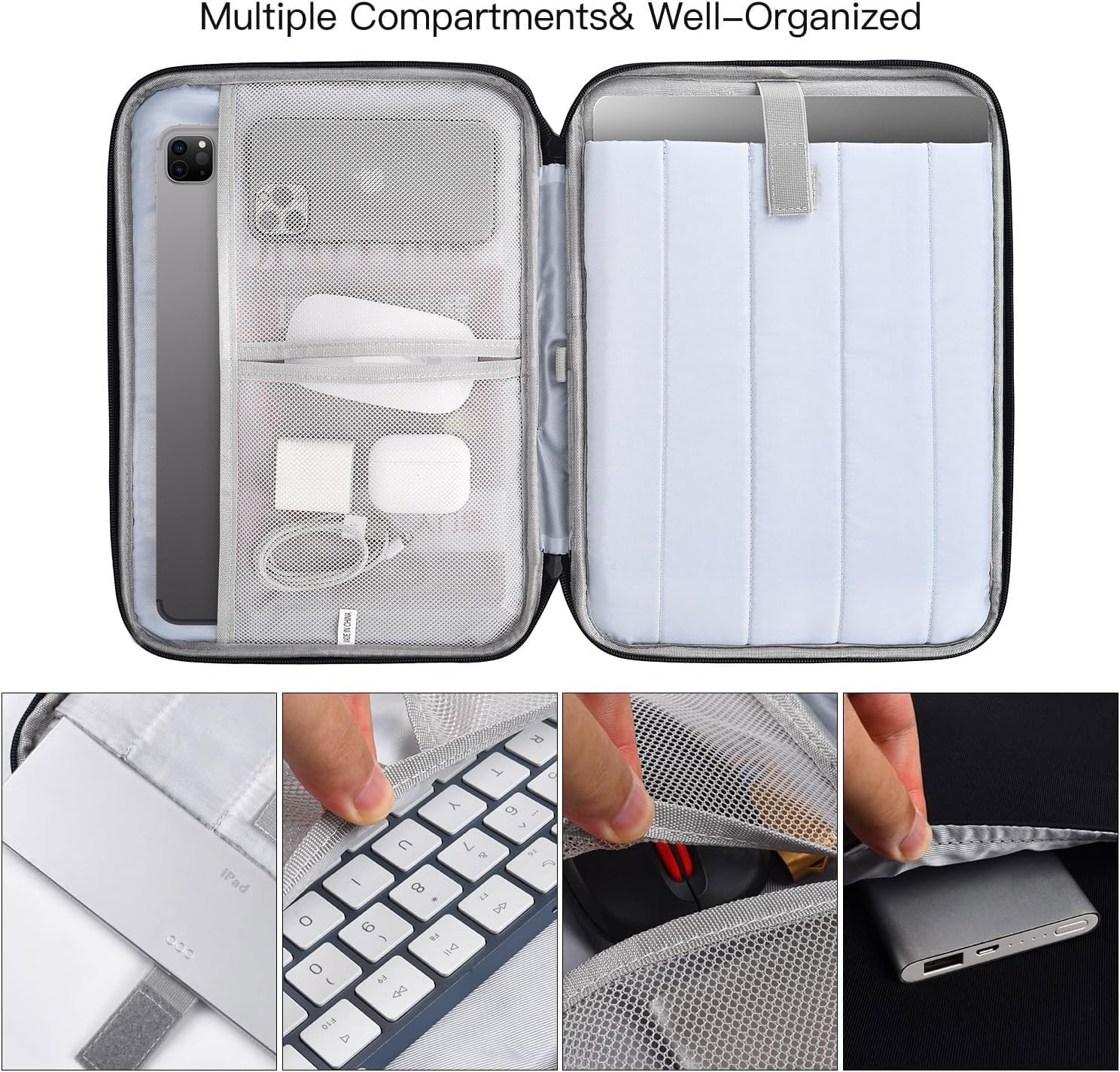 Laptop Sleeve 13 inch for 2025 2026 MacBook Air 13-inch M4 A3449 A3240, Black