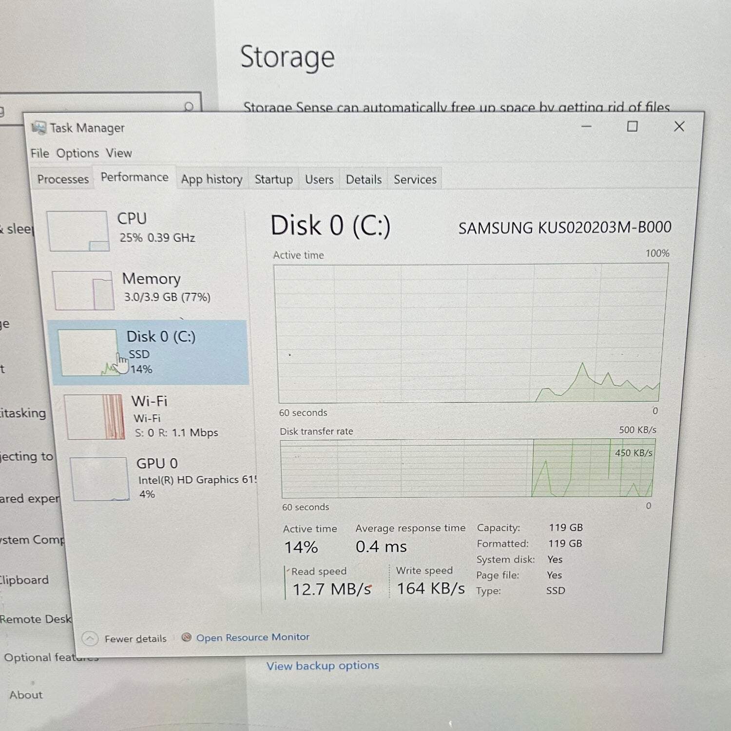 Broken Microsoft Surface 5 Pro 1796 12.3″ m3-7Y30 4GB RAM 128GB SSD Cracked Scre