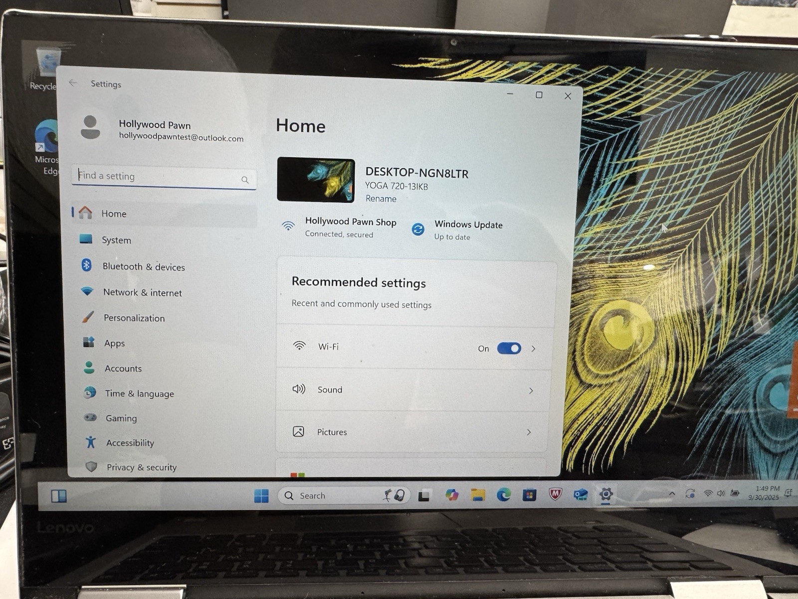 Lenovo Yoga 720-13IKB – 13.3″ Touchscreen Laptop – Intel Core i5-8250U