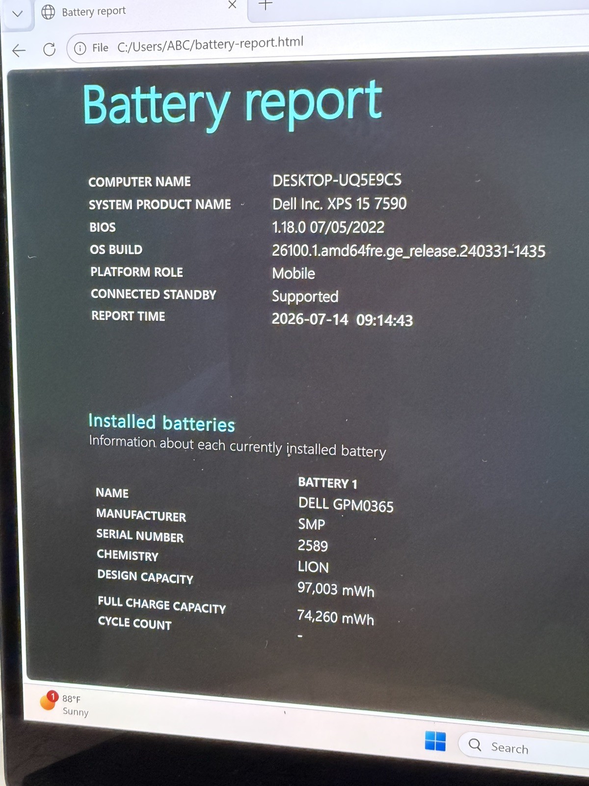Dell XPS 7590 15.6″ – i7-9750H – 32GB RAM- GTX 1650 – 1TB SSD