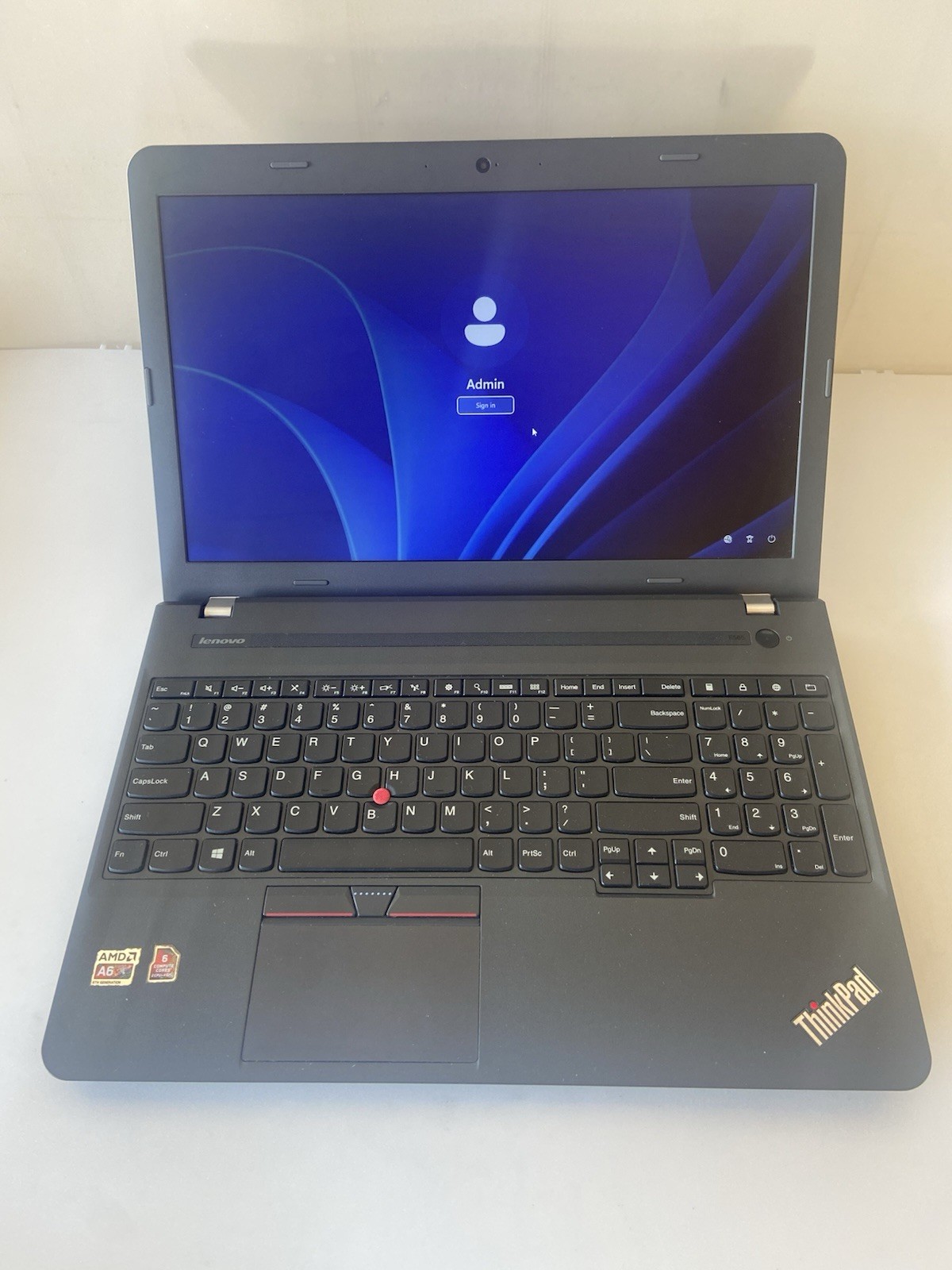LENOVO ThinkPad E565 Laptop AMD A6-8500P RADEON R5 4GB RAM 500GB Hard Drive