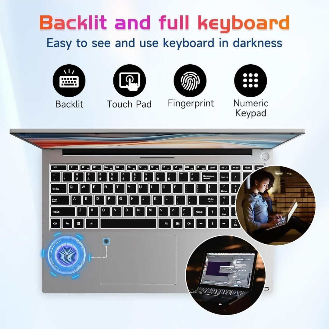 15.6″ FHD IPS Business Laptop, Intel Core i3-1215U