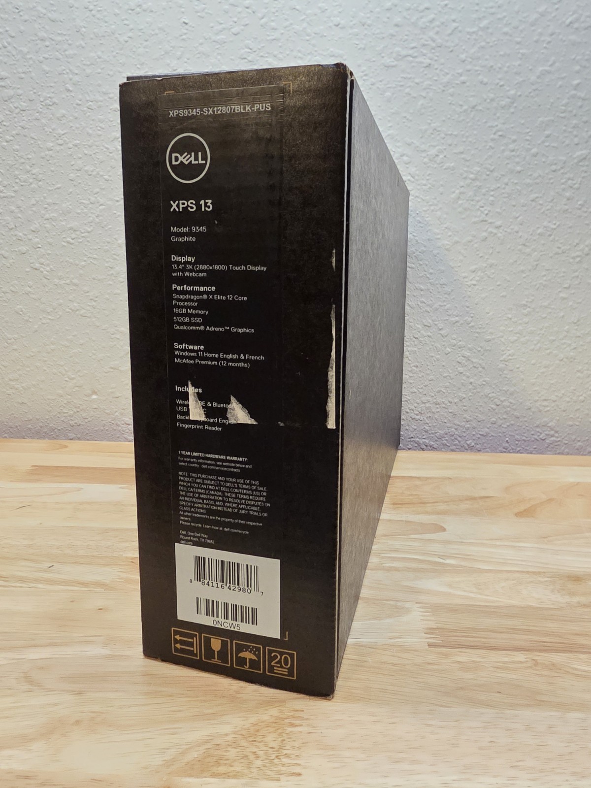 Dell XPS 13.4″ OLED Touch | Snapdragon X Elite | 16GB RAM | Graphite