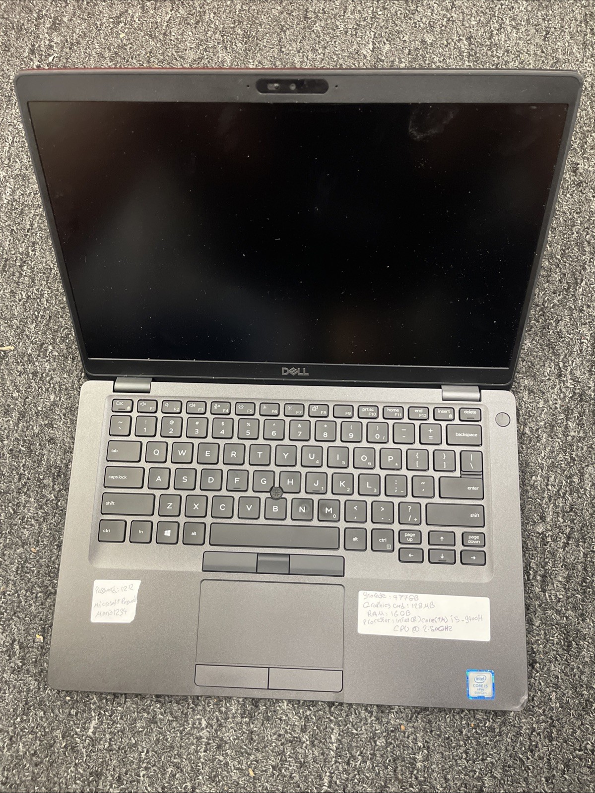 Dell Latitude 5591 15.6″ Intel Core i5-8th gen 8GB RAM 256GB SSD Win11Pro