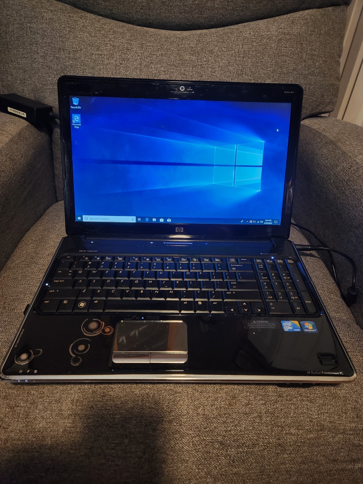 HP Pavilion Entertainment PC Laptop HP DV6-1300 300GB HD Windows 10