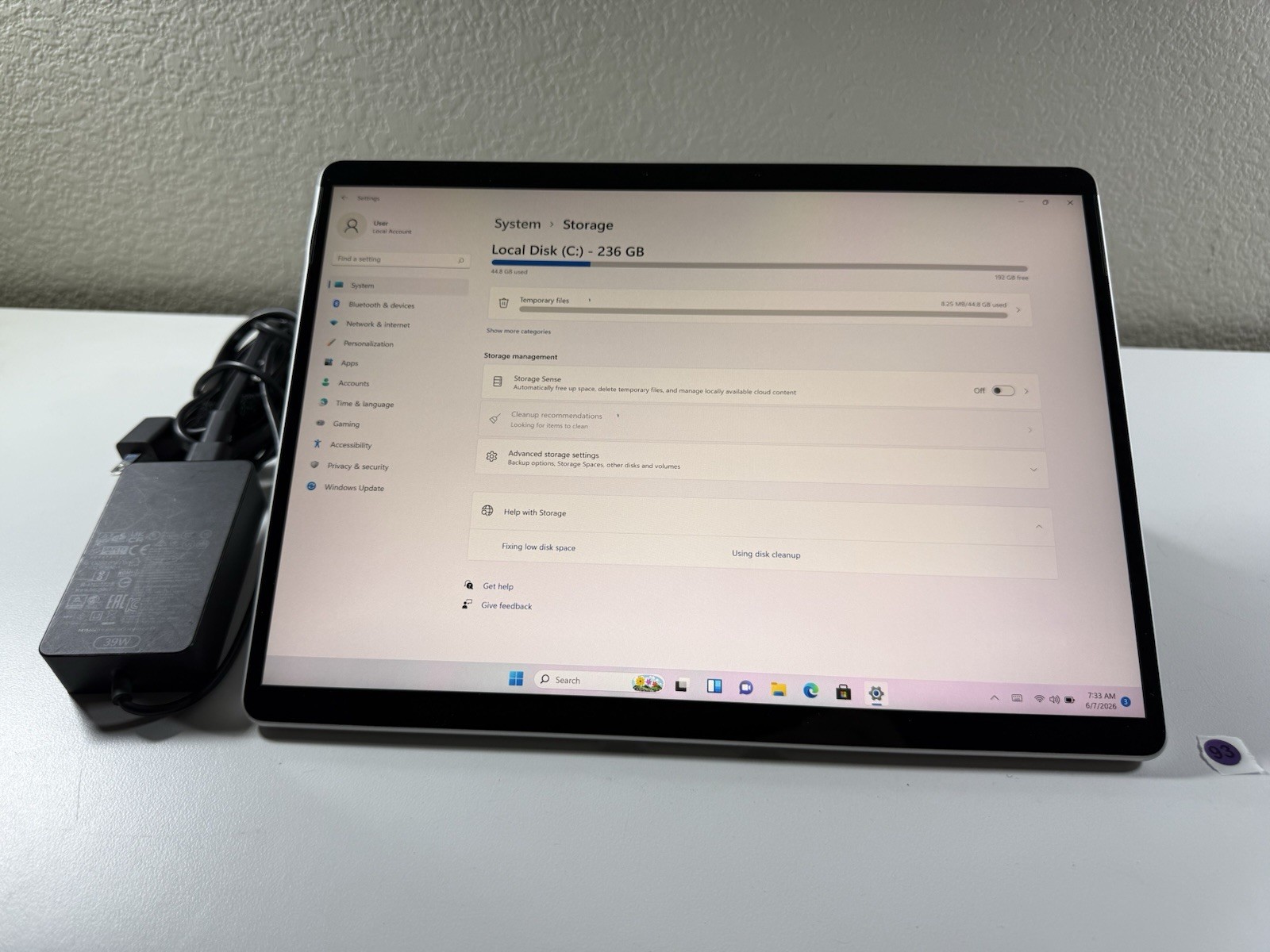 Microsoft Surface Pro 8 (1982) i5-1145G7 – 16GB RAM – 256GB 120Hz – Win 11 Pro