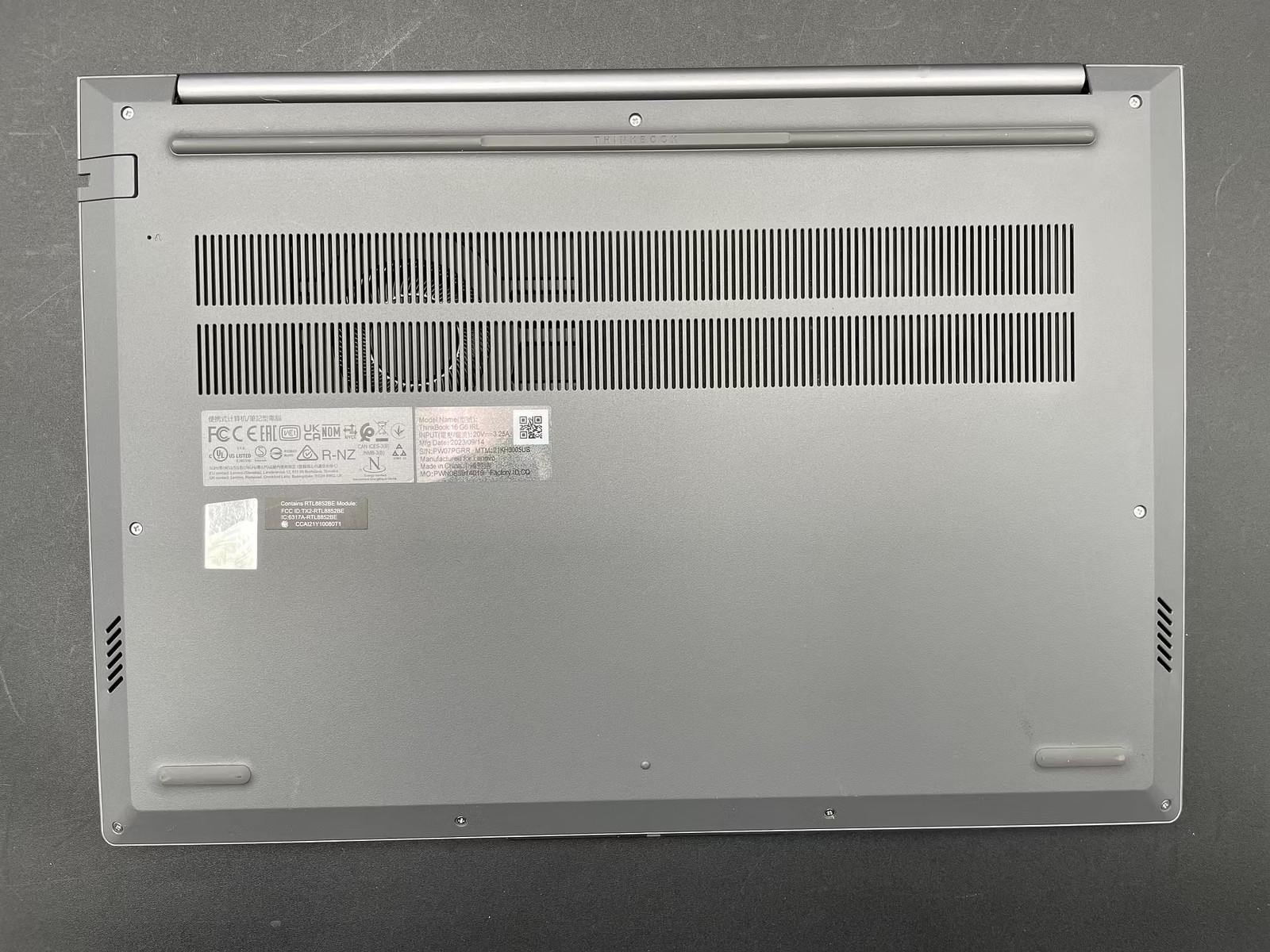 LENOVO ThinkBook 16 G6 IRL Used 16″ (i5-1335U-16GB-256 GB NVMe)