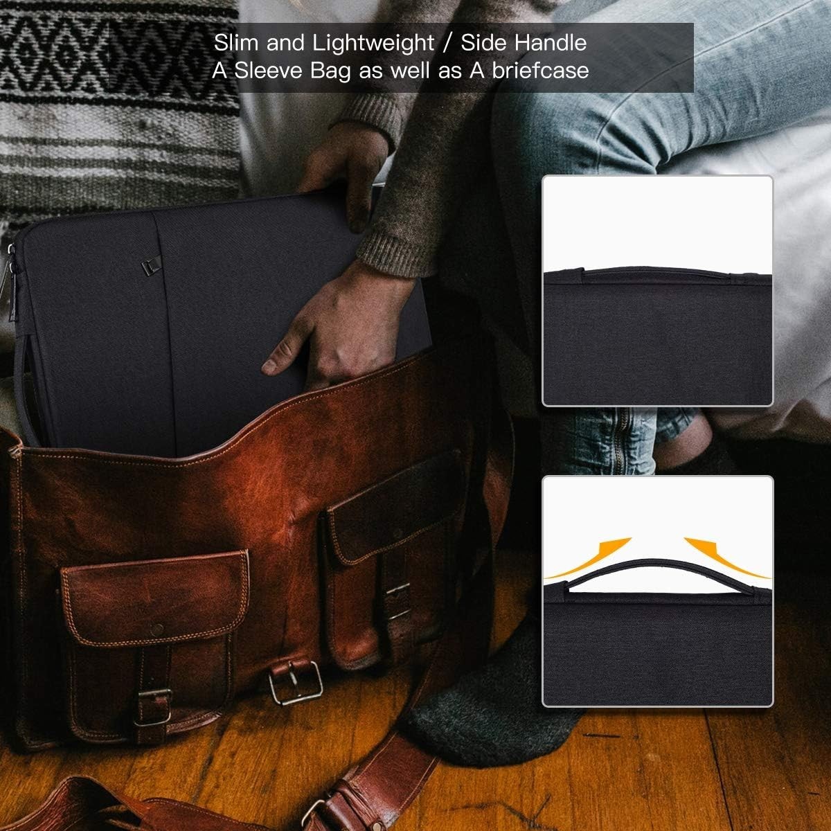 Laptop Sleeve 14 Inch Laptop Case Computer Bag for 15 inch New MacBook Air M4 A3