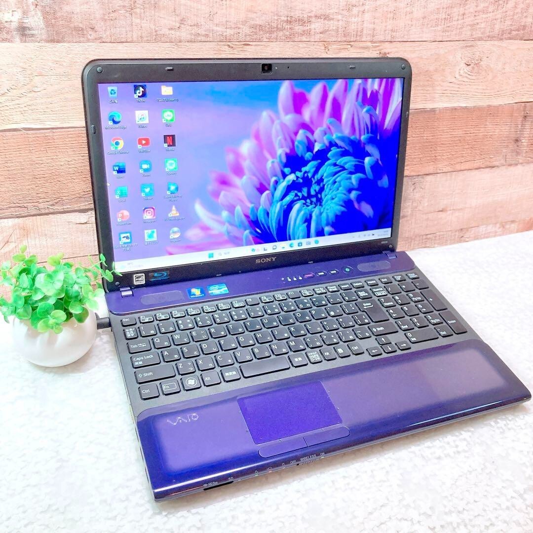 i5 VAIO Blu-ray Large Capacity 750GB Blue Laptop WEB Camera Home appliances