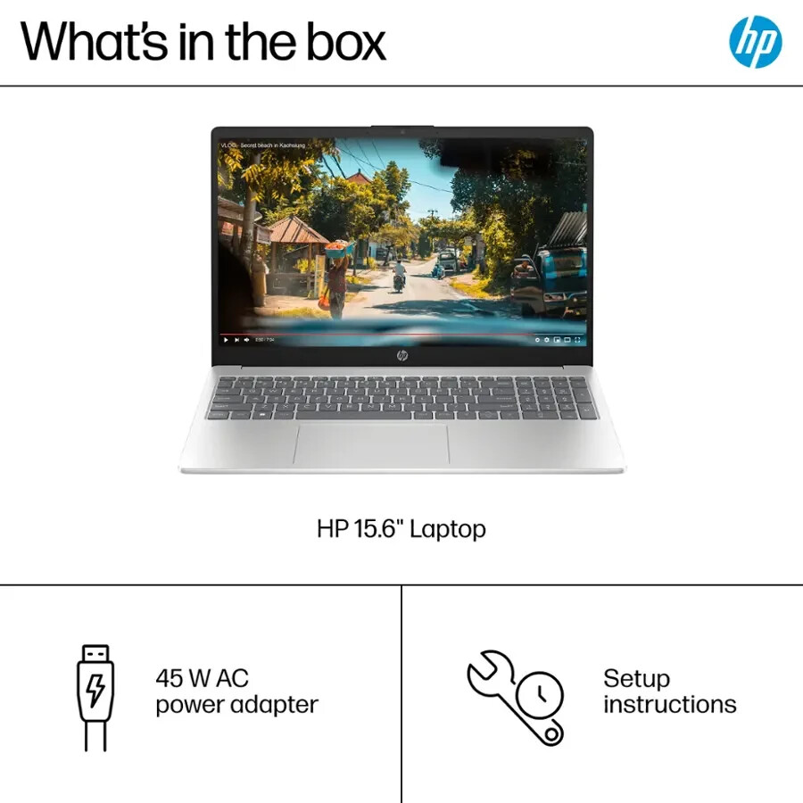 HP Laptop 15-fd0005dx 15.6″ TS HD Led i5-1235U 8GB SODIMM DDR4 SDRAM 512GB SSD