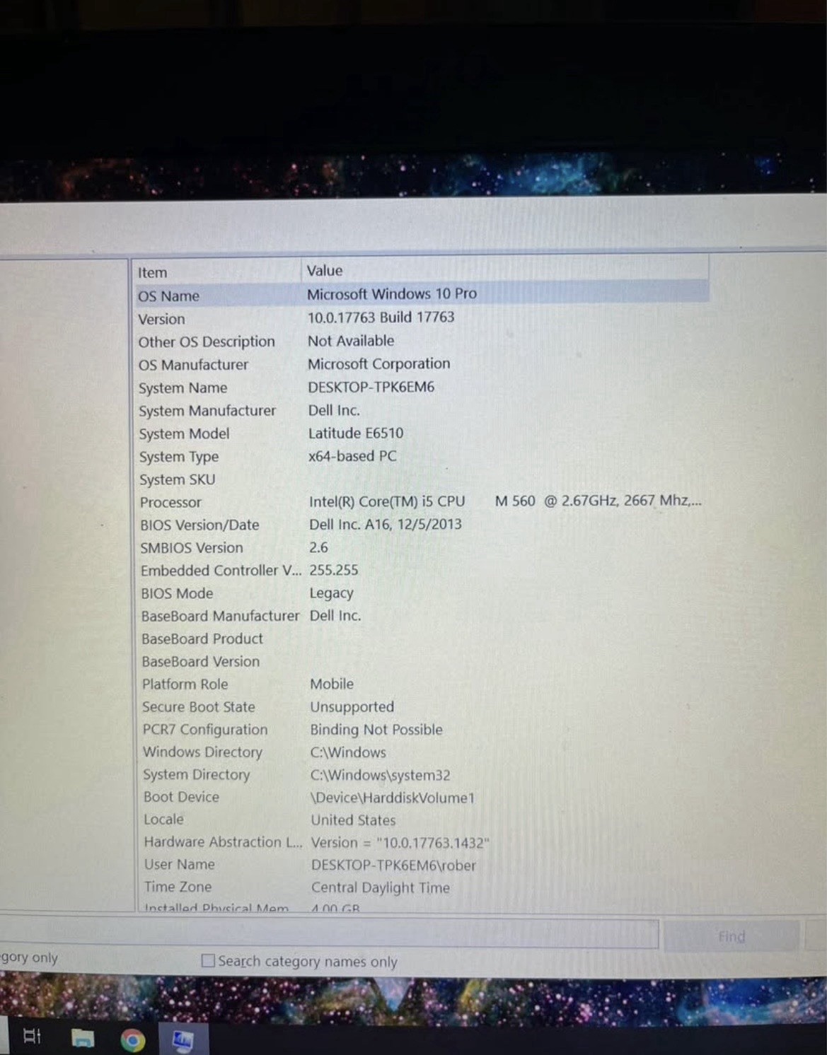 Dell Latitude E6510 15.6in 240GB SSD Intel Core i5 Gen 2.6GHz 4GB RAM Windows 10