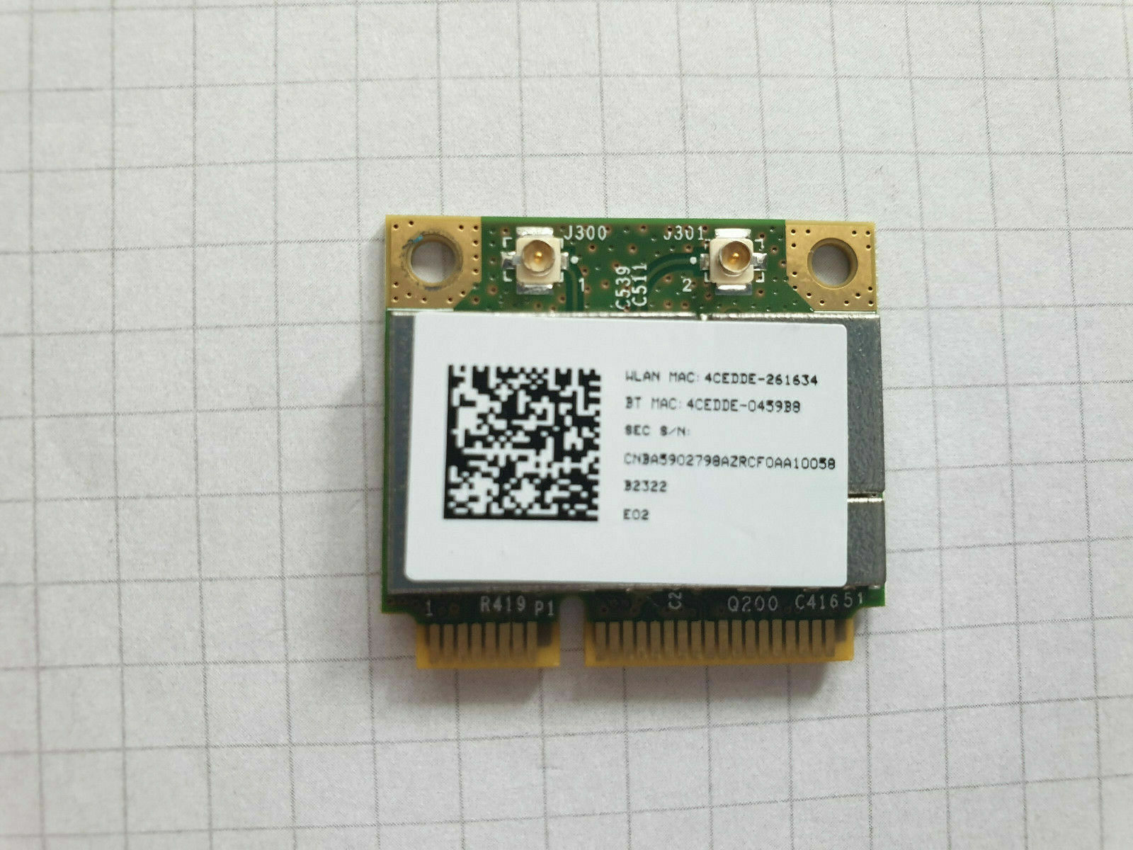 Samsung NC 10 Plus Modem WiFi Wi-Fi