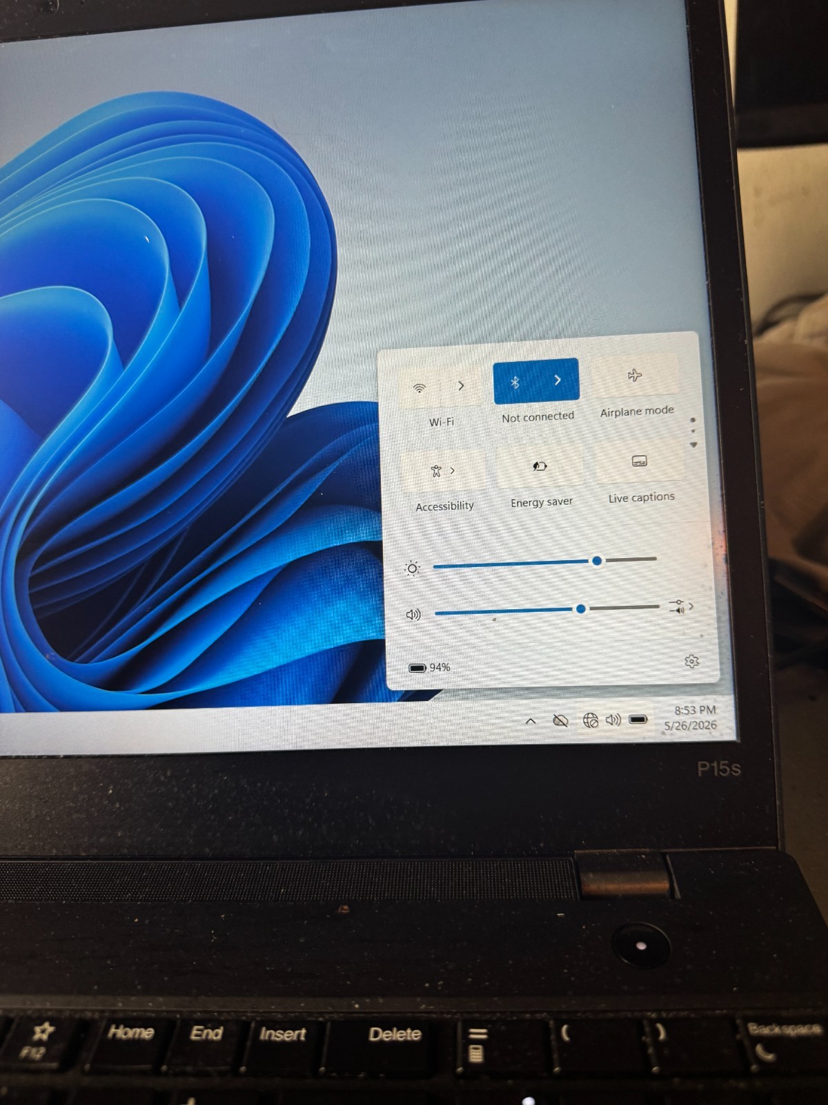 Lenovo ThinkPad P15S Gen1 i7-1165G7 16GB RAM 500GB 2GB GPU Laptop #5791