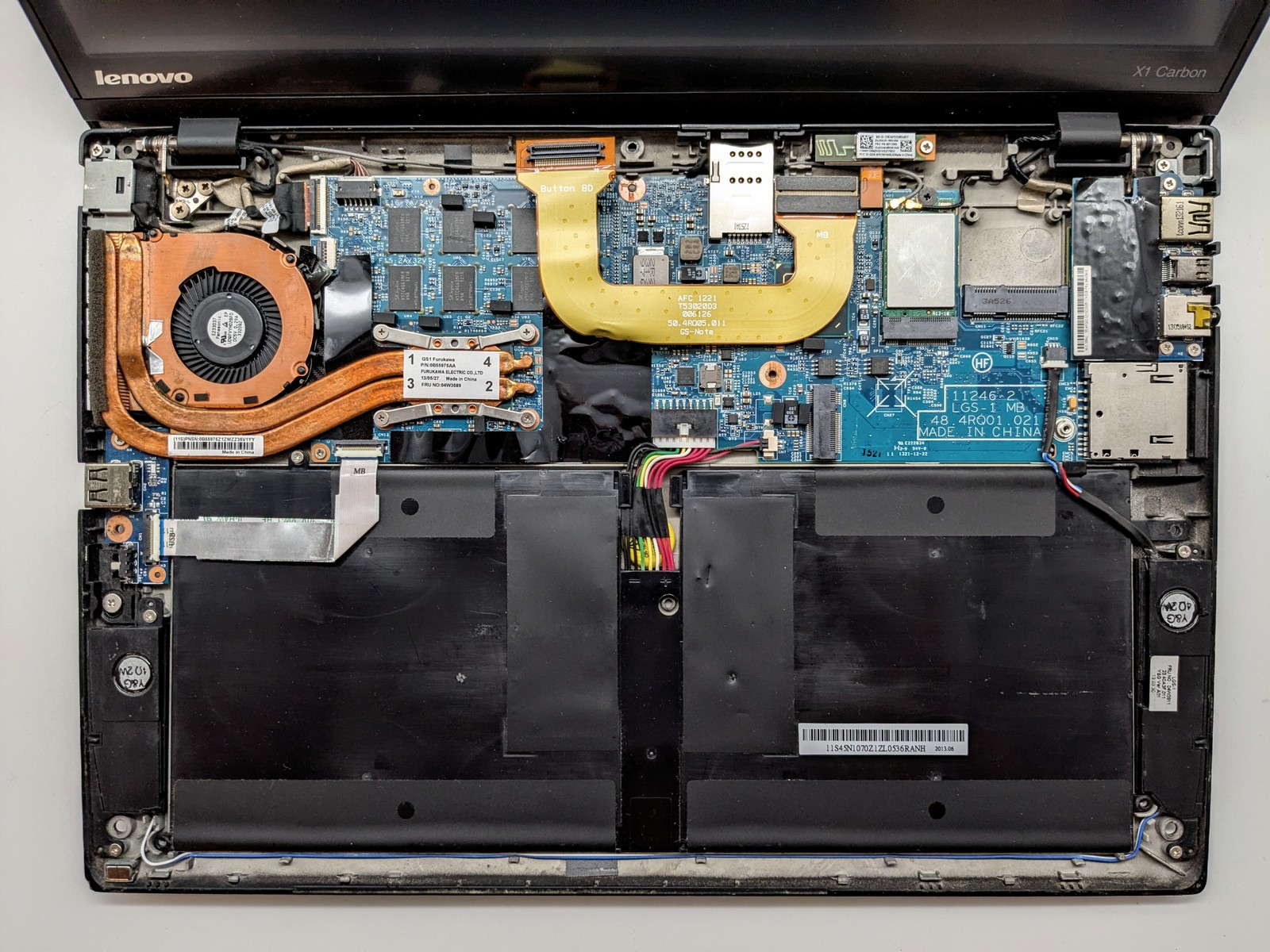 LENOVO ThinkPad X1 Carbon 1st Gen 14″ I5-3427U 4GB Motherboard Palmrest *READ*