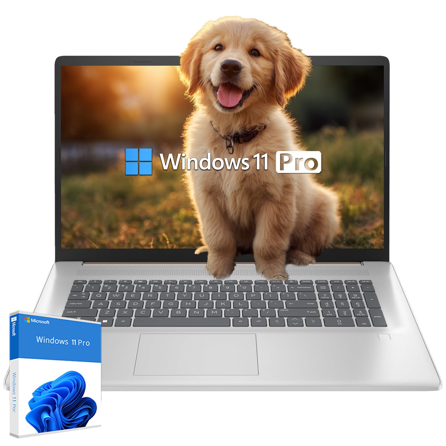 HP 17.3″ FHD+ Backlit Laptop Core i5-1334U 10cores UpTo 64GB-4TB SSD Win 11 Pro