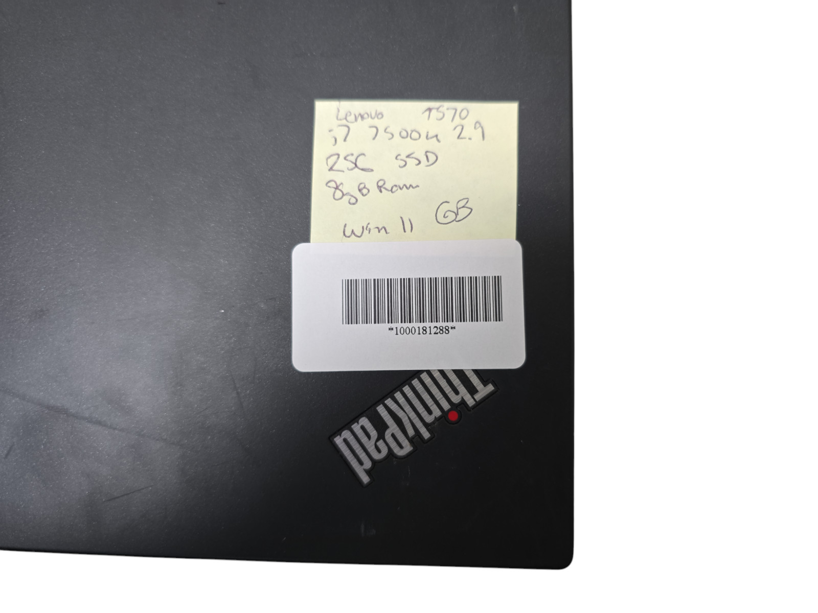 Lenovo ThinkPad T570 i7-7500U@2.9GHz 256GB SSD 8GB Ram Win 11 Tested