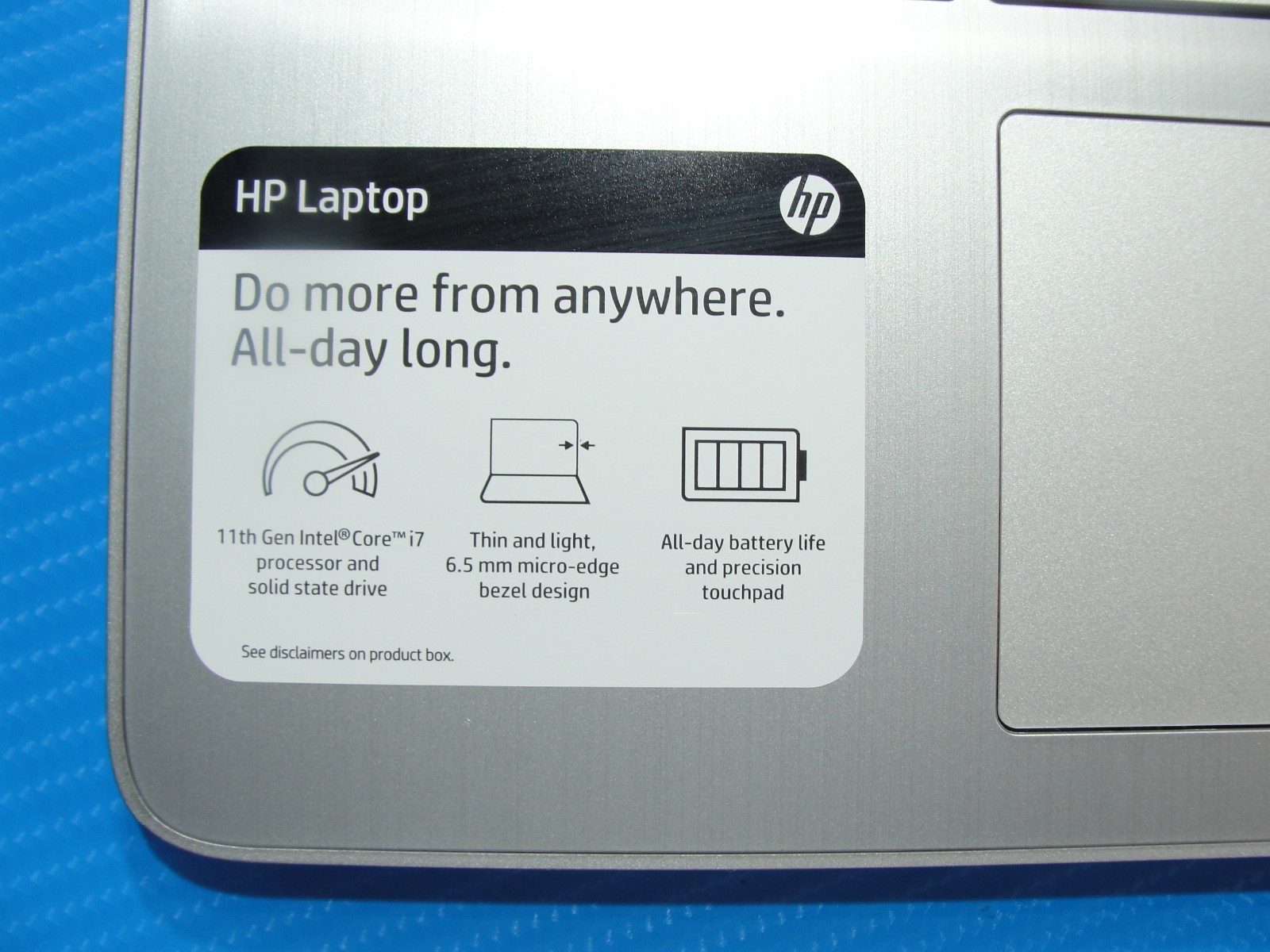 HP 15-DY2073DX 15.6”FHD TOUCH Intel Core i7-1165G7 2.8GHz 16GB RAM 512GB SSD+P/A