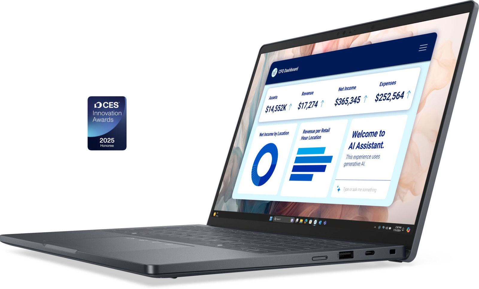 Dell Pro 14 Premium Core Ultra 7 266V 16GB 256GB 14″ FHD+ SCREEN W11P (OPEN-BOX)