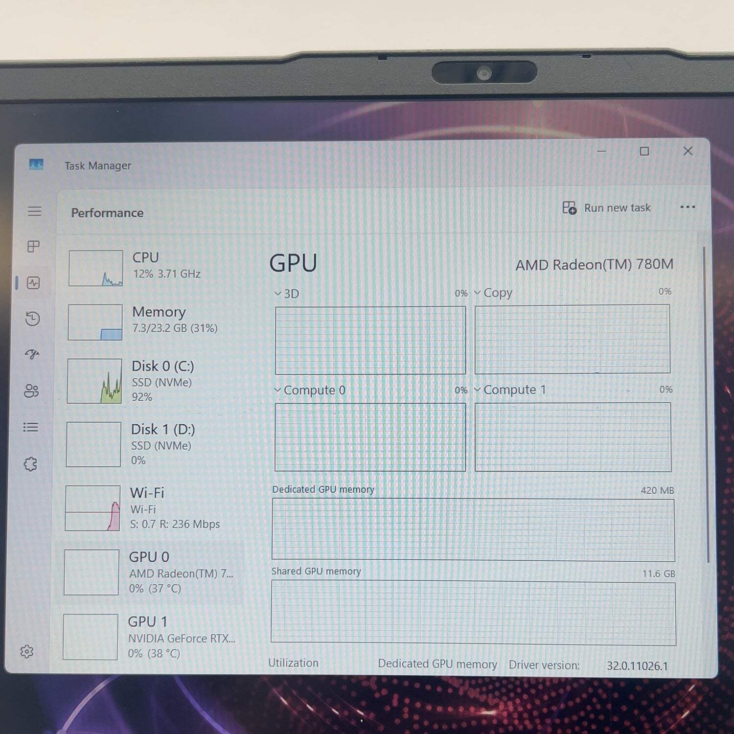 Lenovo LOQ 15 15.6″ Ryzen 7 7840HS 3.8GHz 24GB RAM 1.5TB SSD GeForce RTX 4050