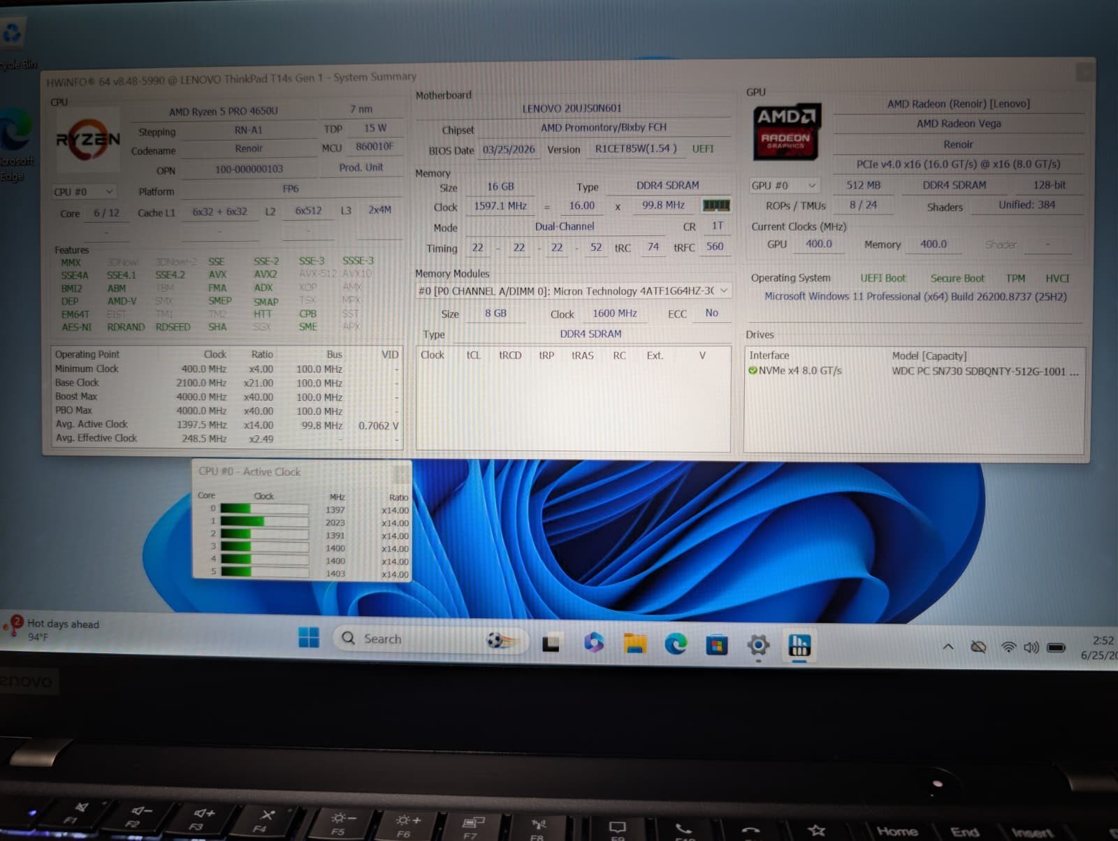 Lenovo ThinkPad T14S TouchScreen | Ryzen 5 PRO 16GB RAM 512GB SSD | FHD Backlit