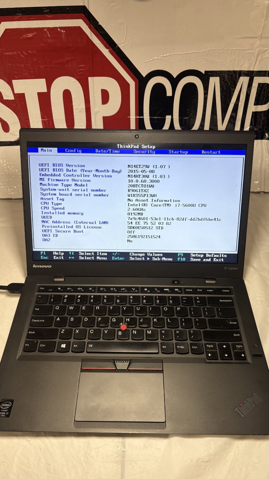 Lenovo ThinkPad T450s i7-5600U 8GB 128GB SSD Win 11 PRO Laptop