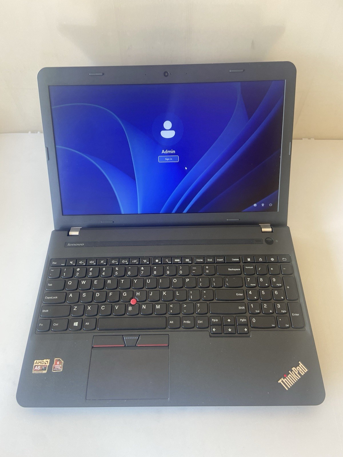 LENOVO ThinkPad E565 Laptop AMD A6-8500P RADEON R5 4GB RAM 500GB Hard Drive