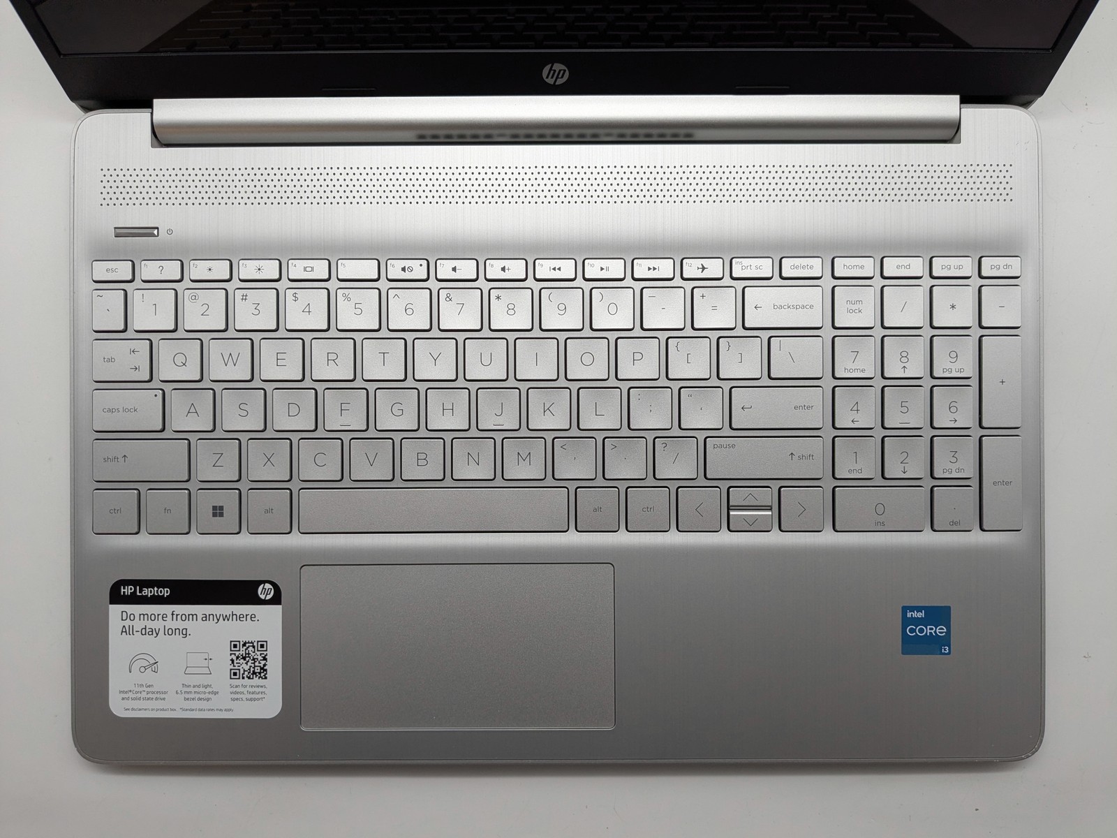 HP Laptop 15-dy2702dx 15″ HD Touch I3-1115G4 256GB SSD 8GB W11 Webcam