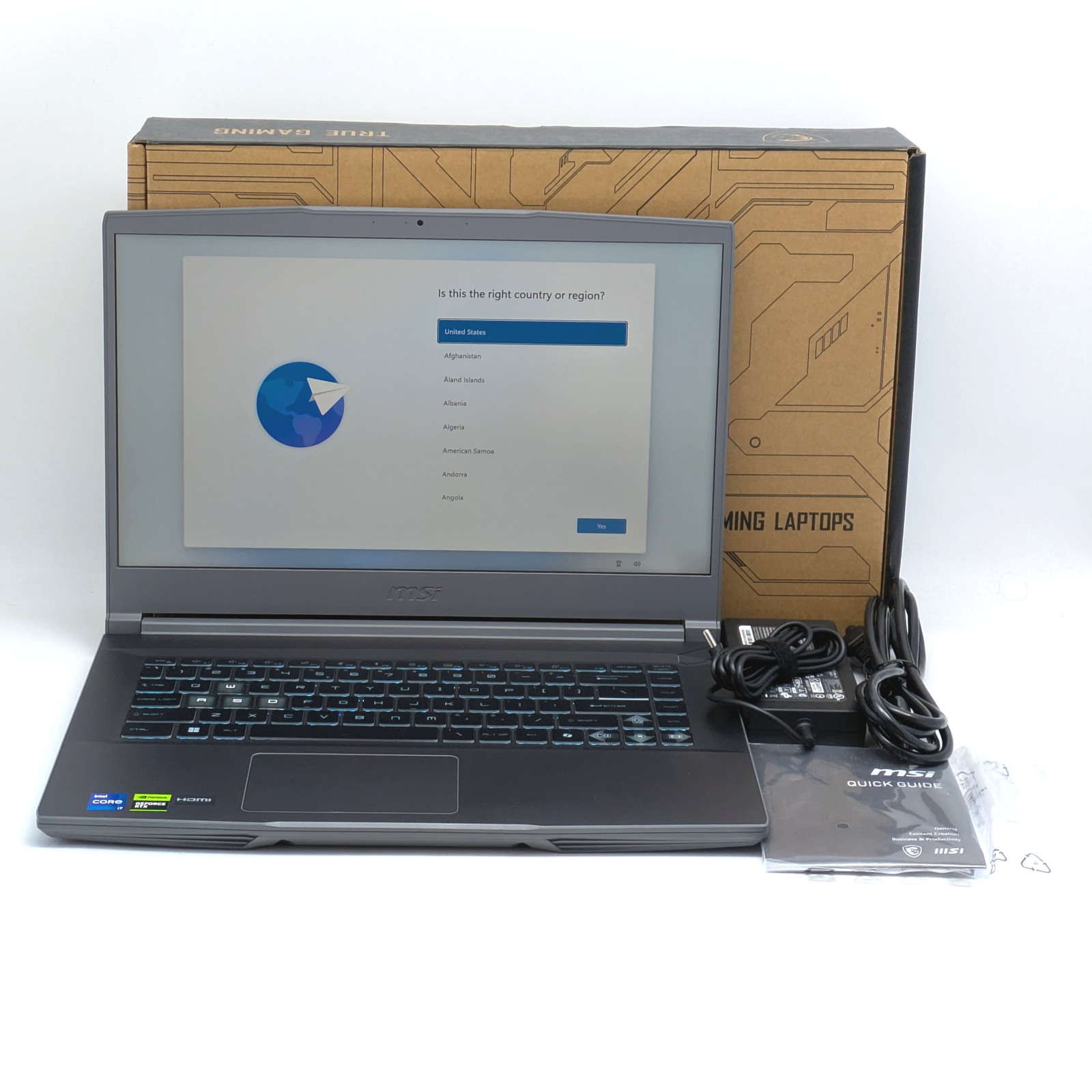 MSI Thin 15 B13VE 15.6″ i7-13620H 16GB DDR4 1TB SSD RTX 4050 Windows 11 Home